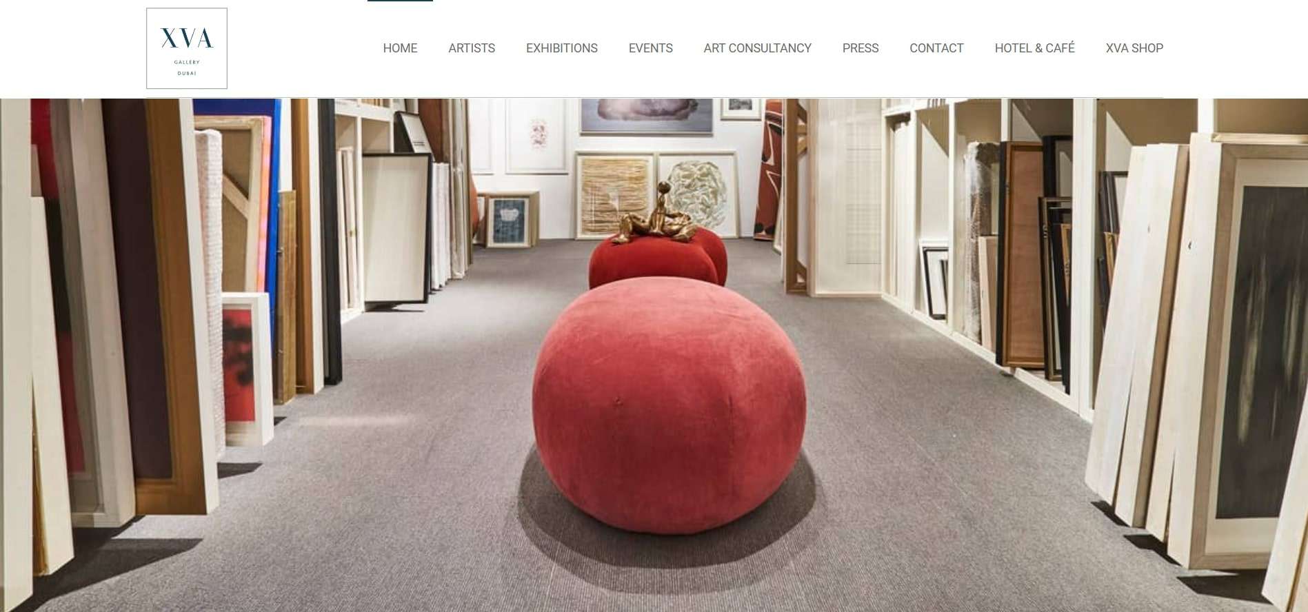 XVA Gallery Dubai Homepage