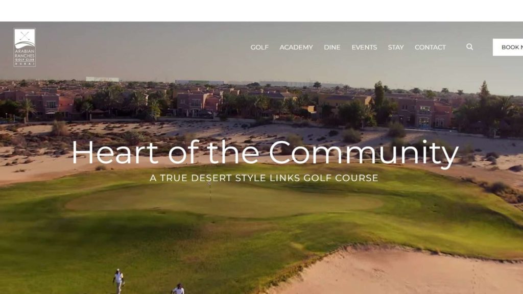 Arabian Ranches Golf Club Homepage