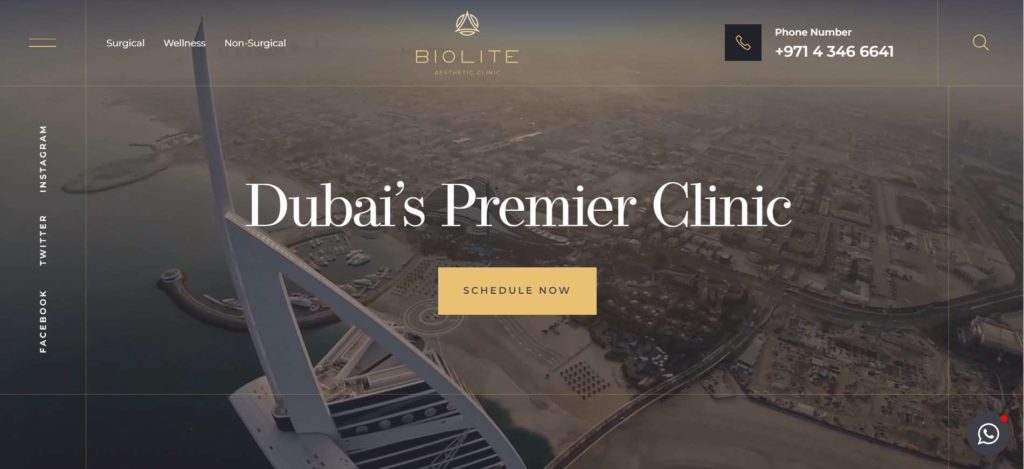 Biolite Dubai Homepage