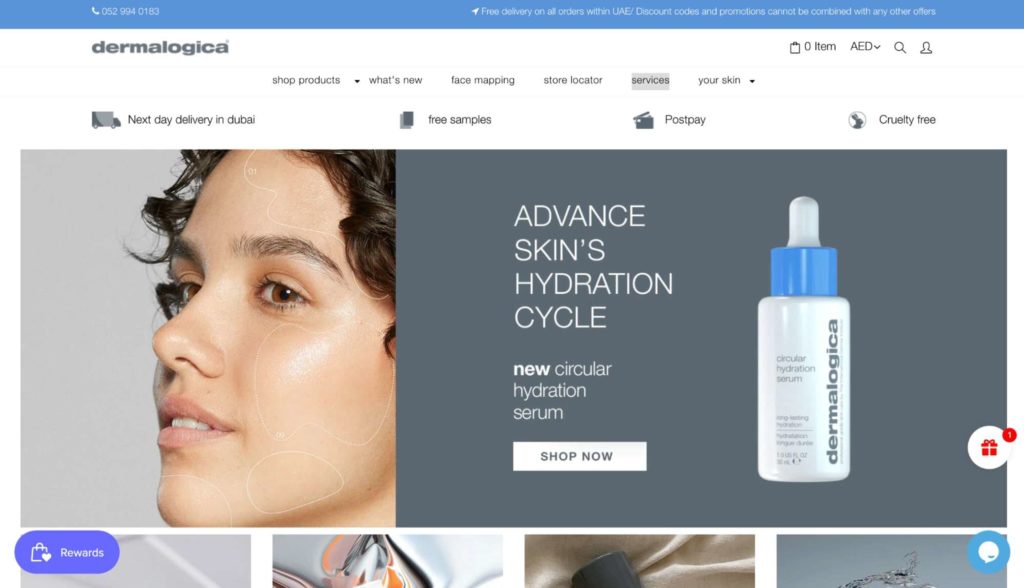Dermalogica Homepage
