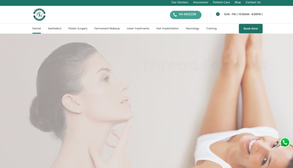 Dr. Abbas Ashrafzadeh of SunFace Medical Center Homepage