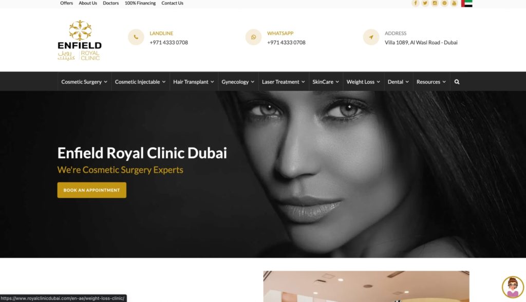 Dr. Abdul Majeed Makkiya of Enfield Royal Clinic Homepage