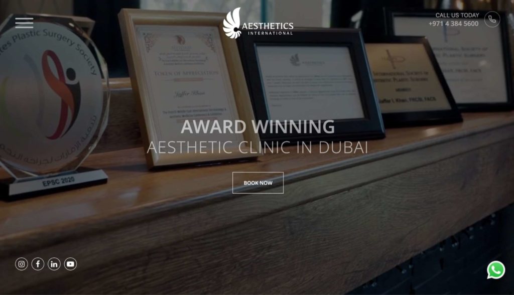 Dr. Francisco De Molo of Aesthetics International Homepage