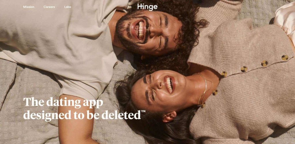 Hinge Homepage