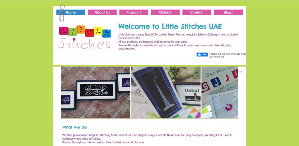 Little Stitches Homepage