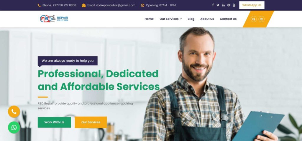 RBD Repair Homepage