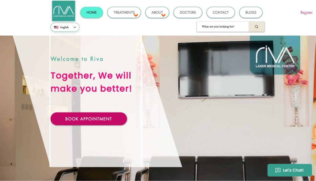 Riva Laser Medical Center Homepage
