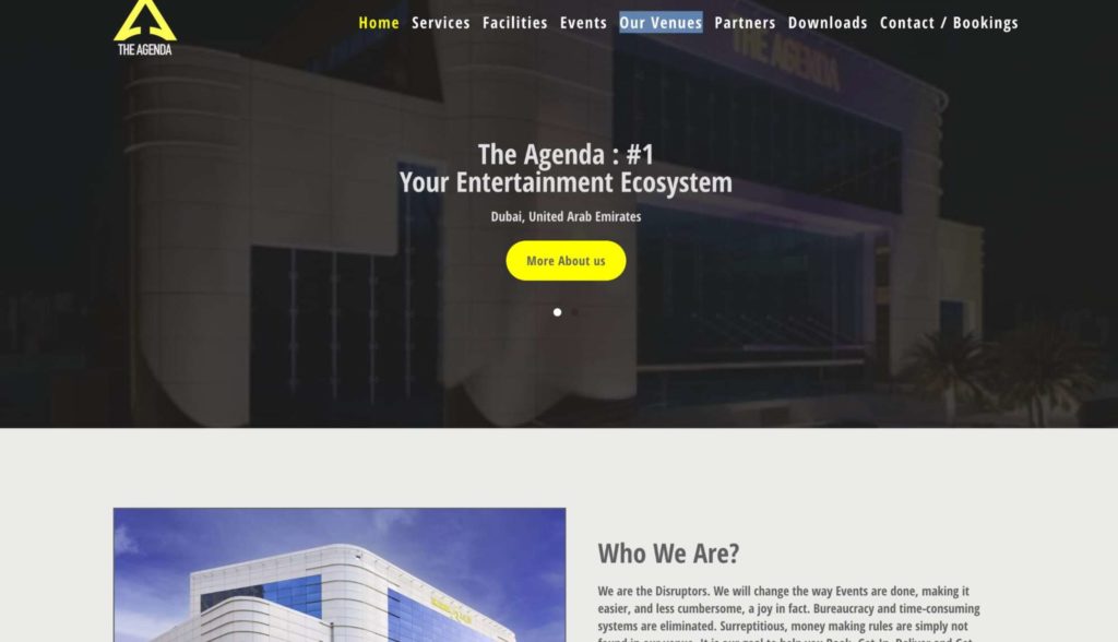The Agenda Homepage