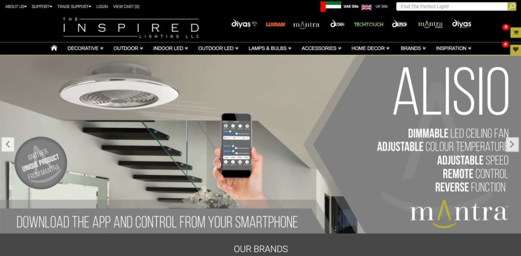 The Inspired Lighting LLC Homepage