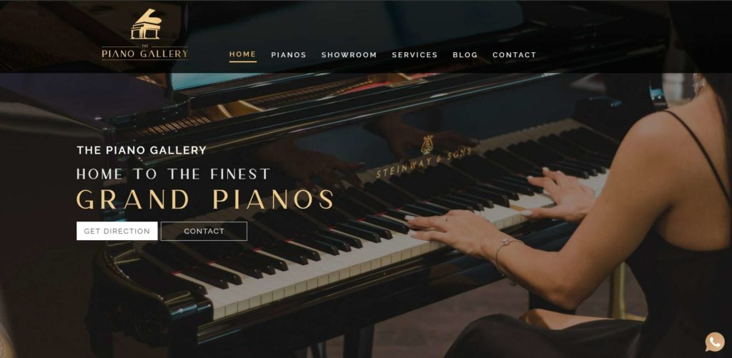 The Piano Gallery Homepage