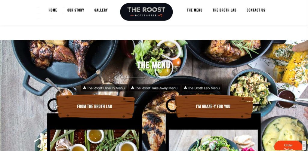 The Roost Rotisserie Homepage