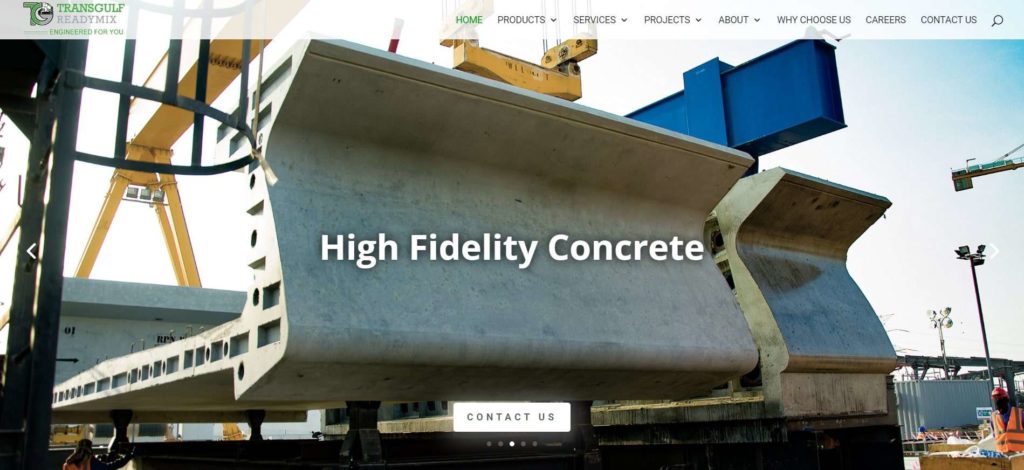 Transgulf Readymix Homepage