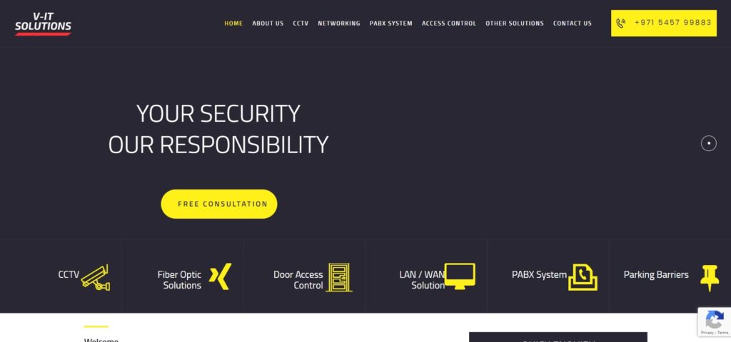 V-IT Solutions Homepage