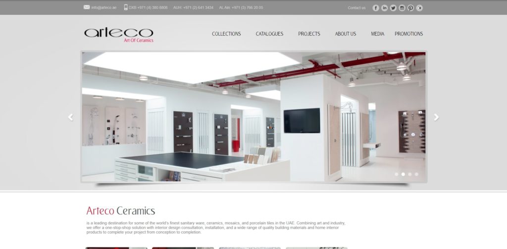 Arteco Homepage