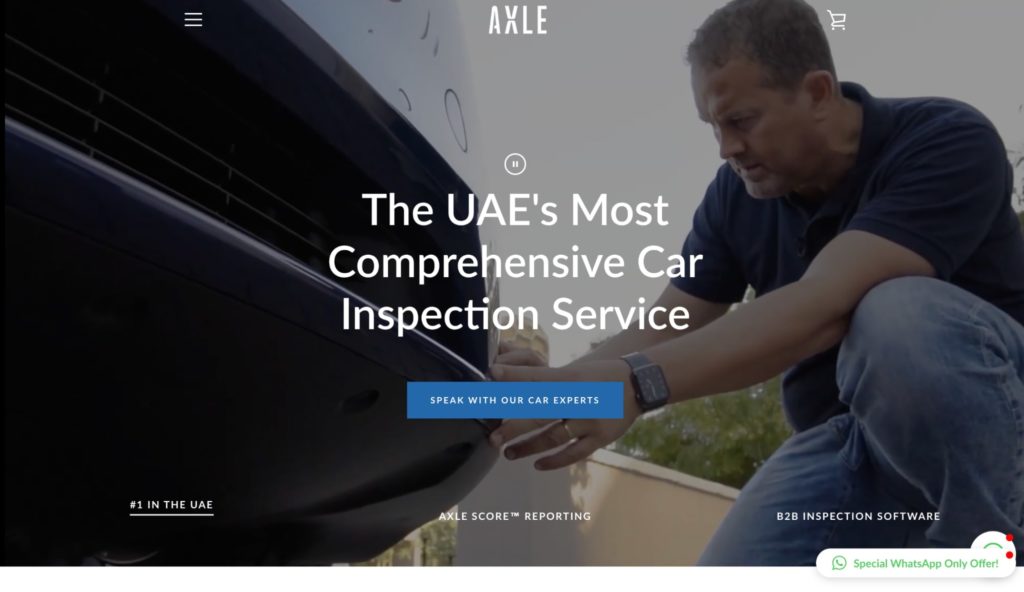 Axle Inspect Homepage