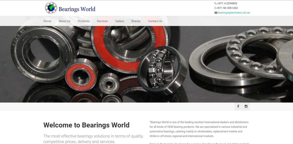 Bearings World Homepage