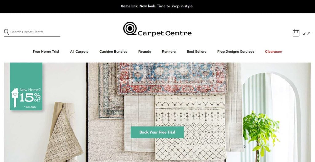 Carpet Centre Homepage