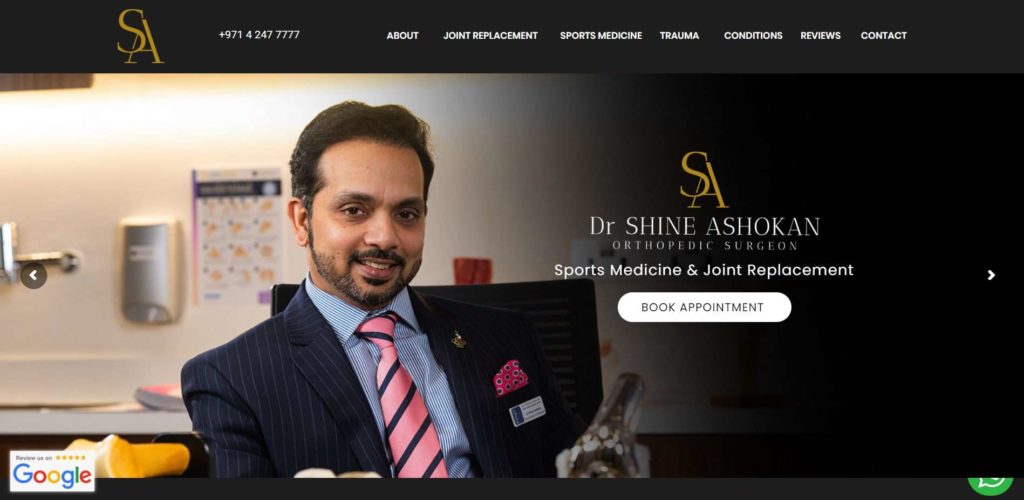 Dr. Shine Ashokan Homepage