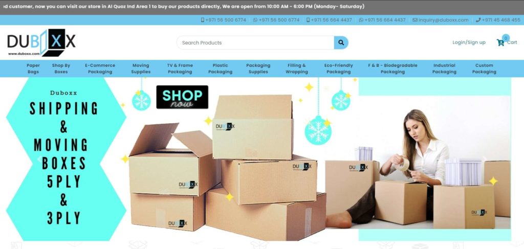 Duboxx Homepage