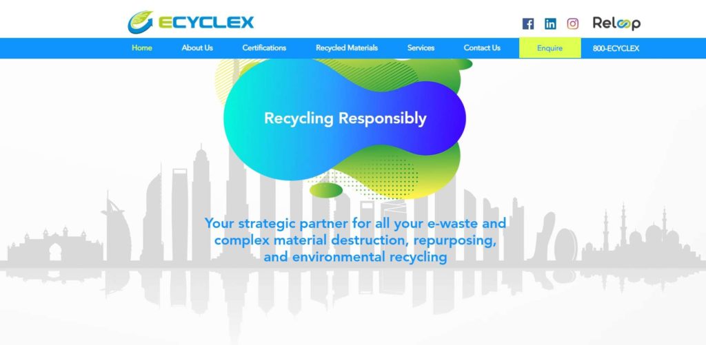 Ecyclex International Homepage