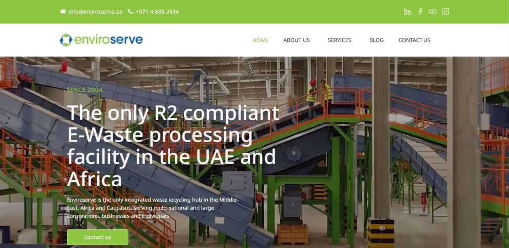 Enviroserve Homepage