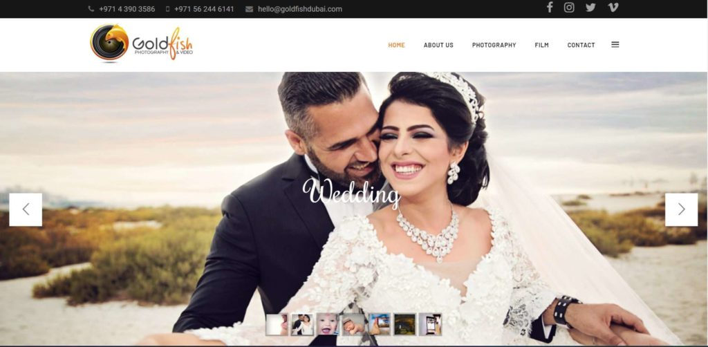 Goldfish Photography & Video Homepage