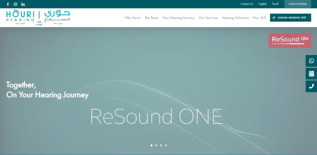 Houri Hearing Homepage