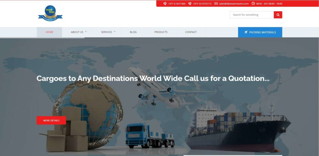 Idea Star Movers Homepage