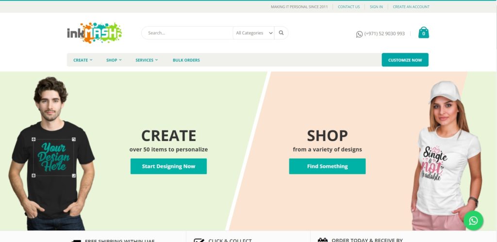 Ink Mash Homepage