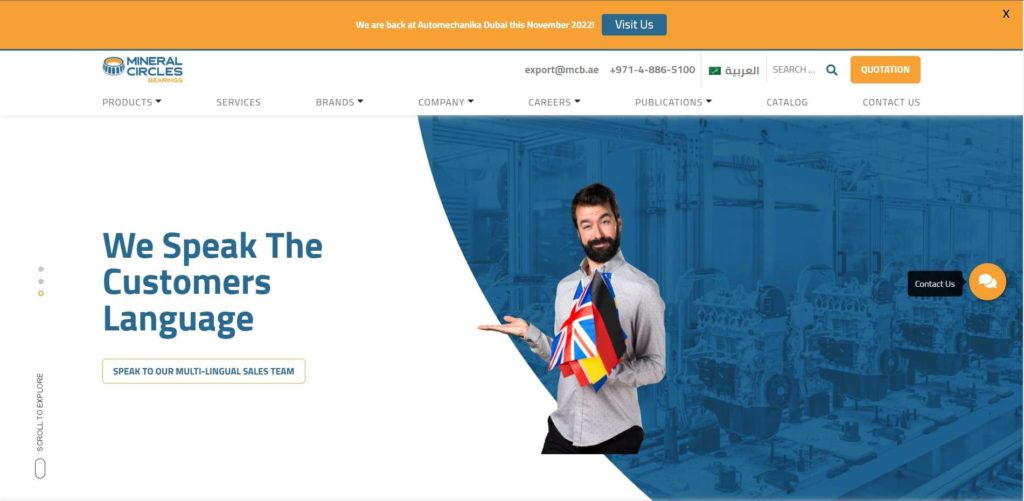 Mineral Circle Bearings Homepage