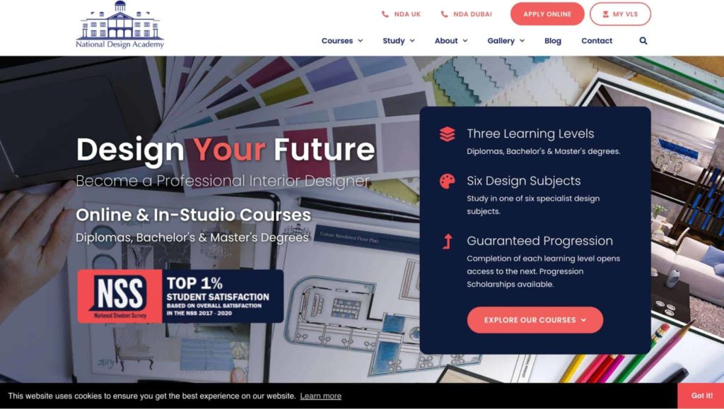 National Design Academy Homepage