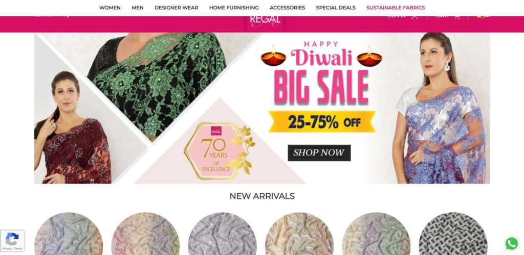 Regal Fabrics Homepage