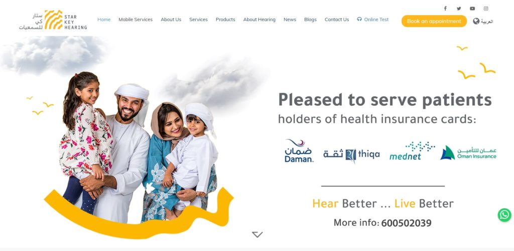 Star Key Hearing Homepage