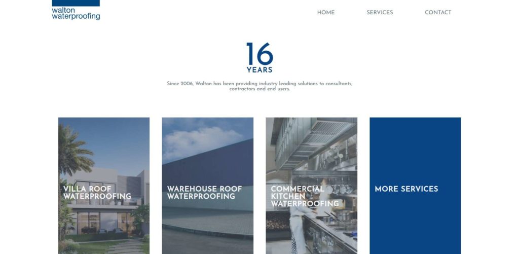Walton Waterproofing Homepage