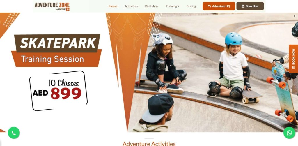 Adventure Zone Homepage