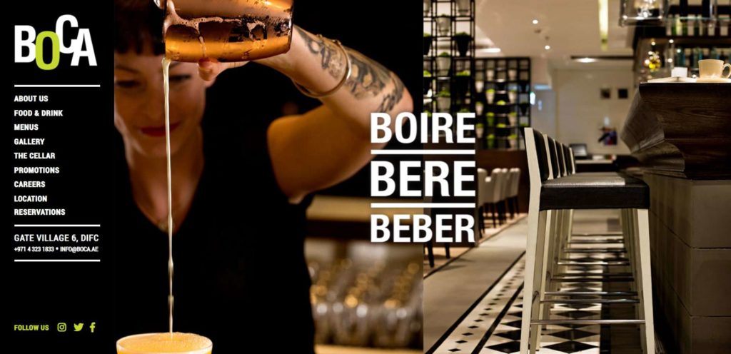 Boca Spanish Restaurant and Bar Homepage