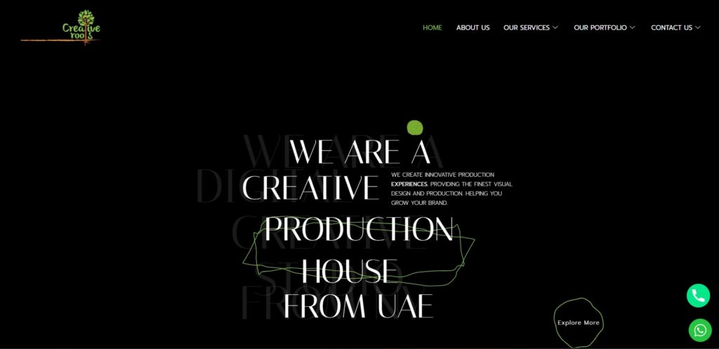 Creative Roots Homepage