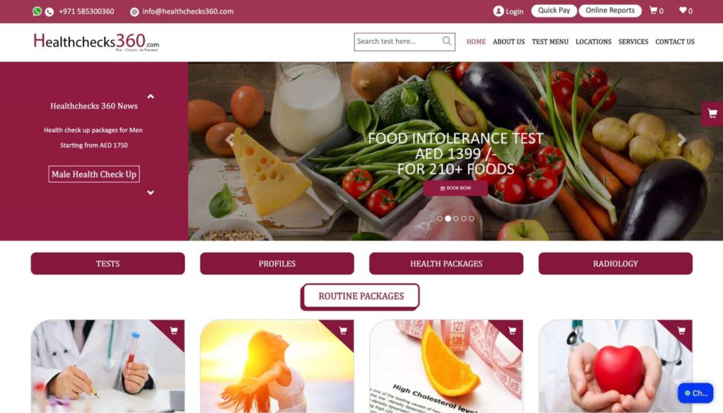 Healthchecks360 Homepage