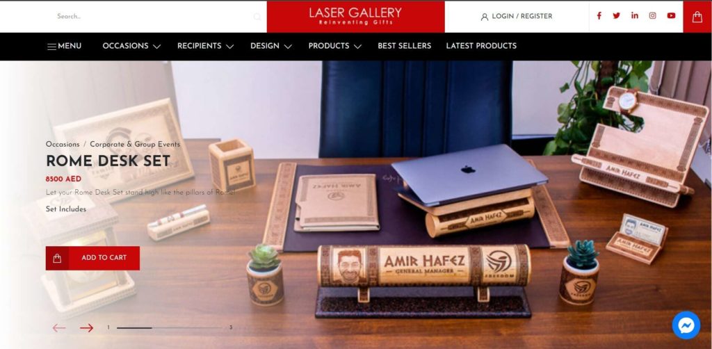 Laser Gallery Homepage