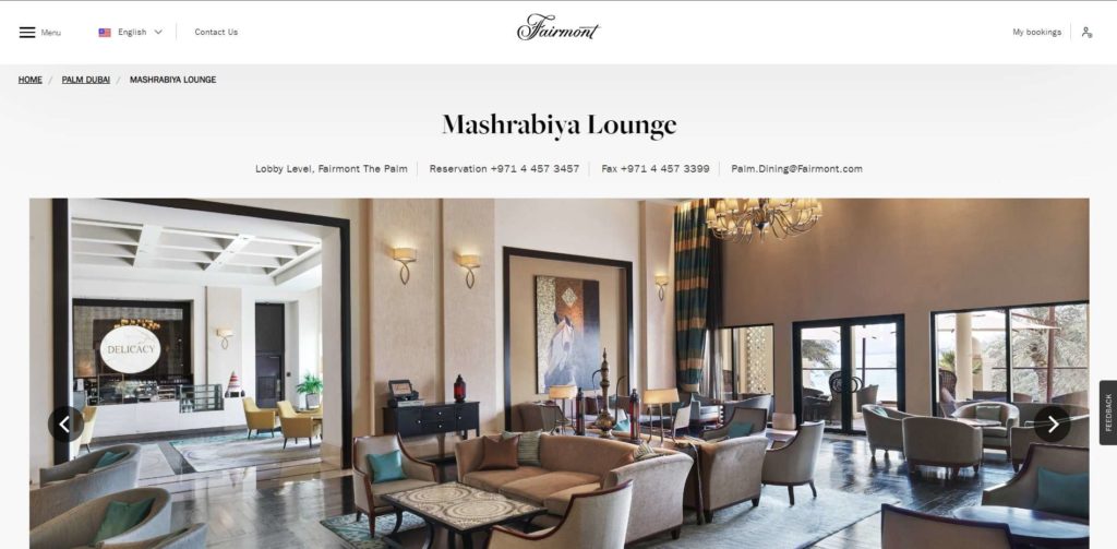 Mashrabiya Lounge Homepage
