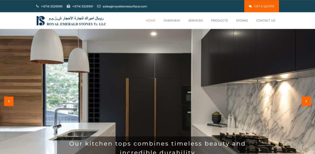 Royal Stone Homepage