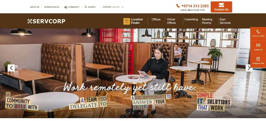 Servcorp Homepage