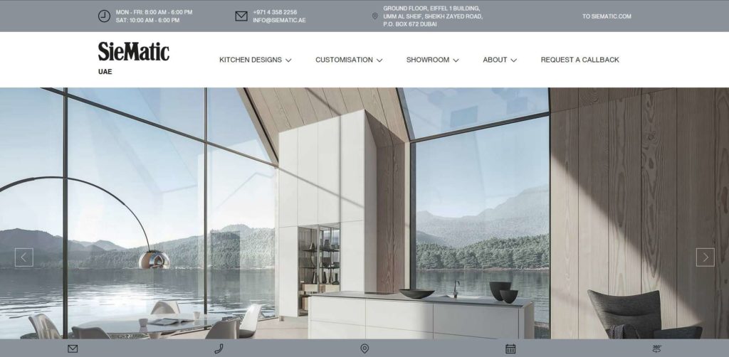 SieMatic Luxury German Kitchens Homepage
