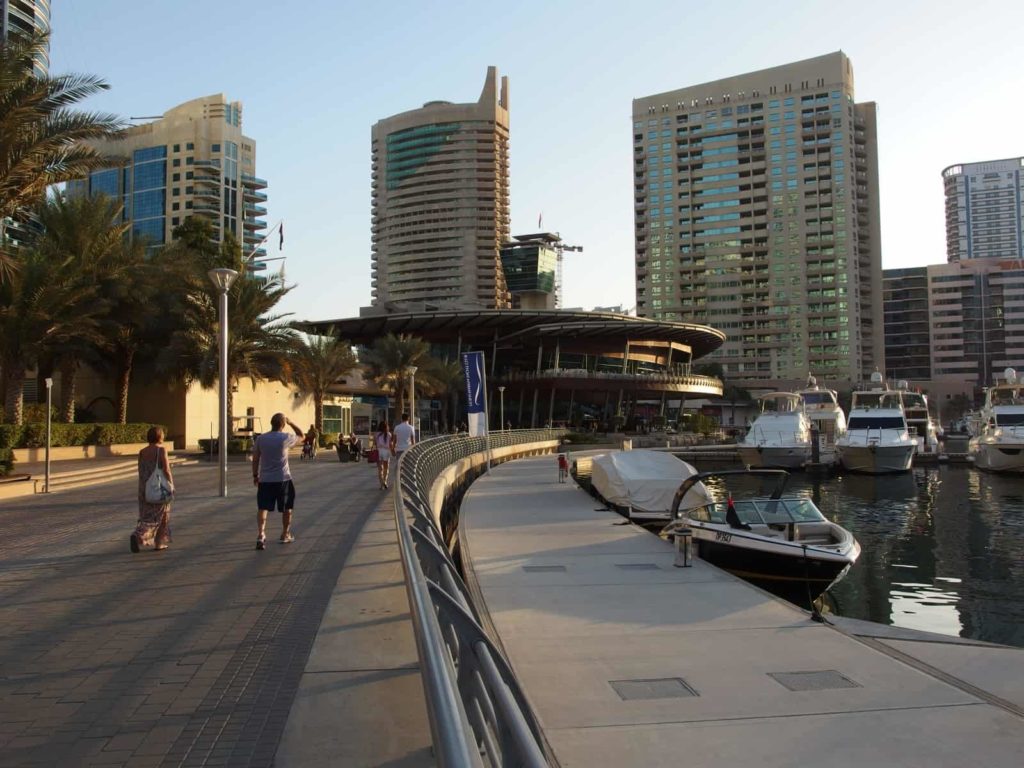 Stroll at the Dubai Marina Walk