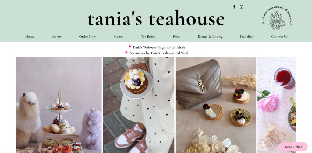 Tania's Teahouse Homepage