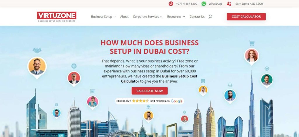 Virtuzone Homepage