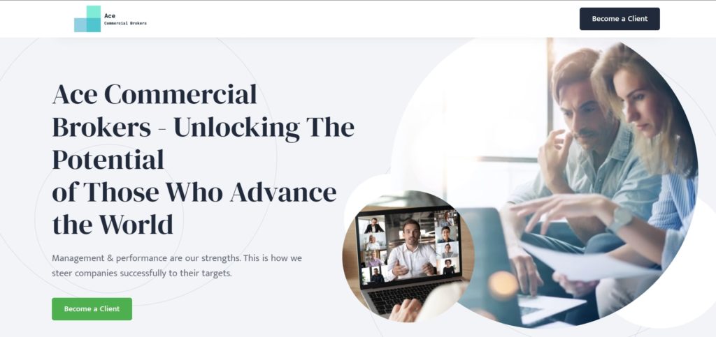 Ace Commercial Brokers Homepage