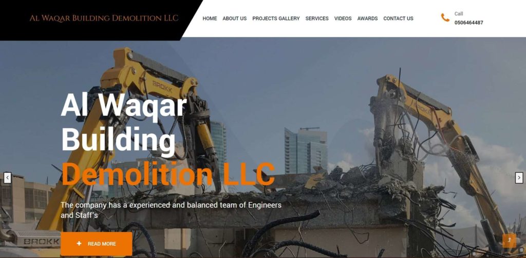 Al Waqar Building Demolition's Homepage
