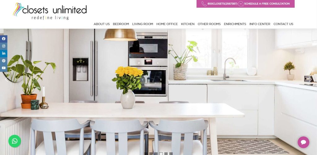 Closets Unlimited's Homepage