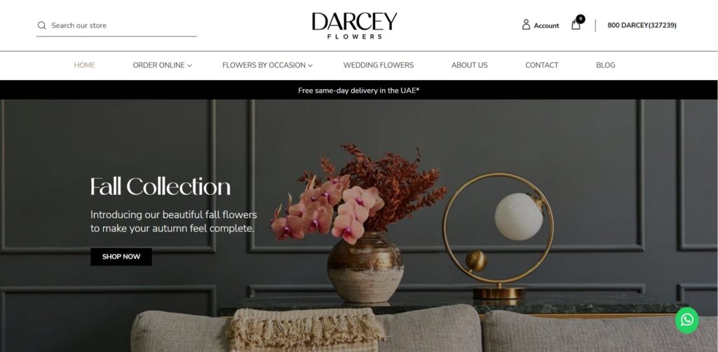 Darcey Flowers Homepage